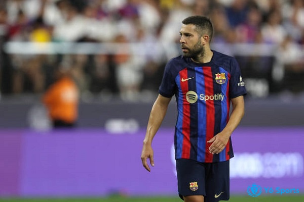 Jordi Alba tiếp tục thể hiện phong độ ổn định trong mùa giải vừa qua