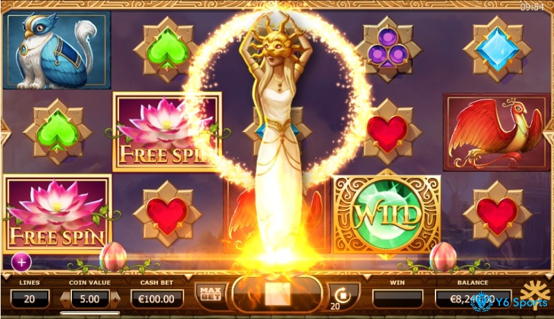 Giao diện game Nirvana slot siêu bắt mắt