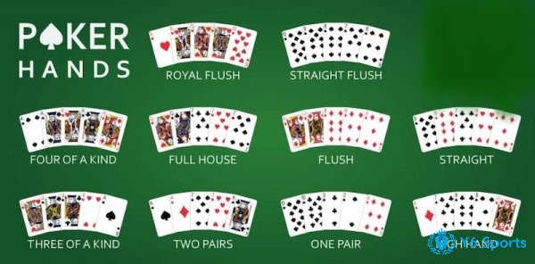 Thứ tự bài trong poker