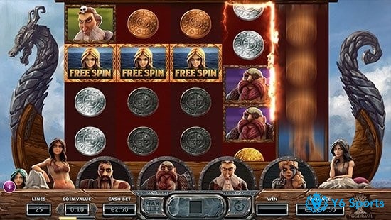 Vikings Go Berzerk slot có 5 cuộn 4 hàng và 25 cách để giành chiến thắng