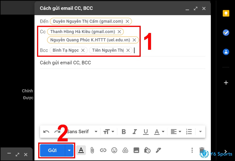 Cách dùng CC trong gmail rất đơn giản