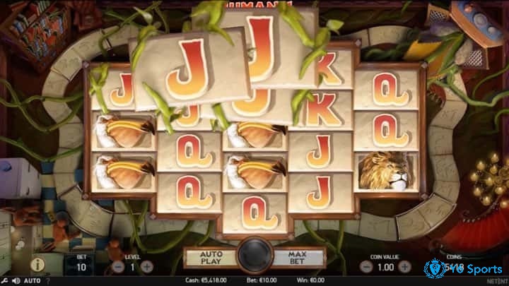 Jumanji là game có bố cục theo hình lục giác