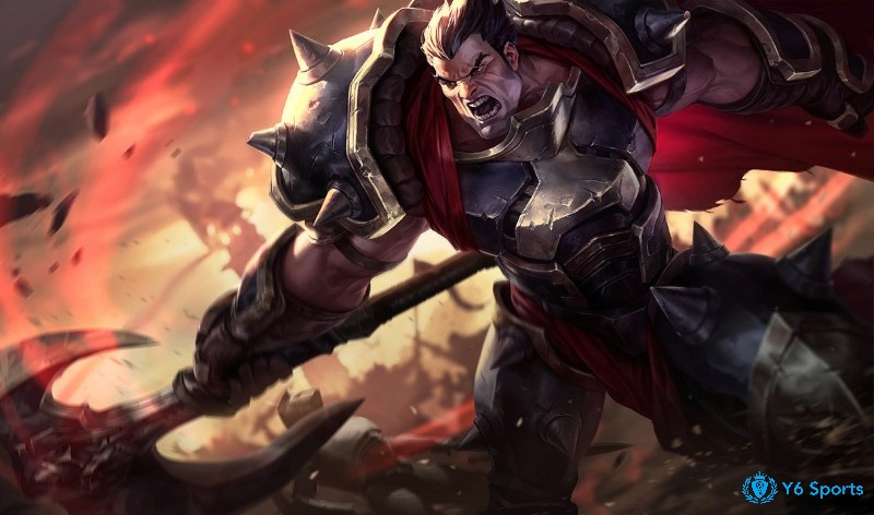 Tướng Darius mạnh mẽ trong các tình huống combat