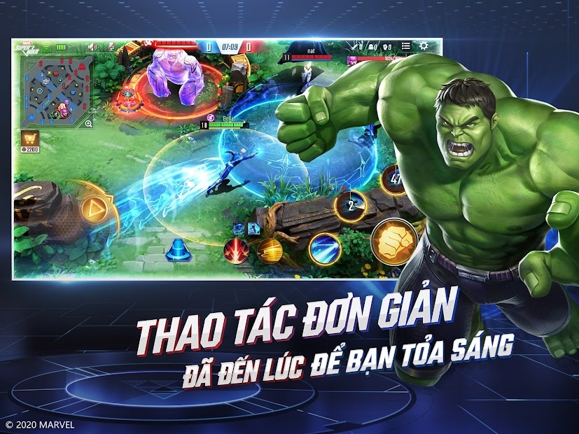 Tải game marvel super war 3D - Vũ trụ Marvel hấp dẫn