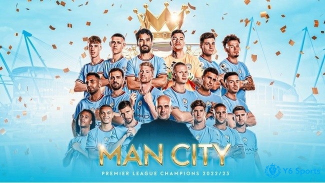 Áo thi đấu của CLB Man City là xanh da trời tại SVĐ Etihad với sức chứa 53.400 người