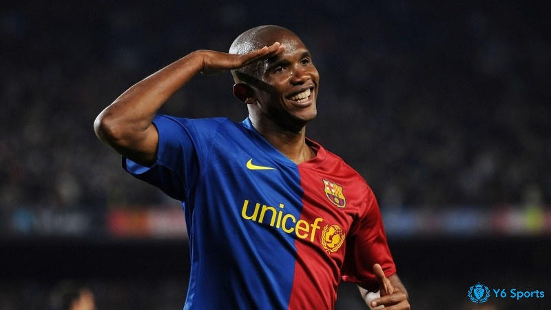 Samuel Eto’o là tiền đạo có tốc độ phi thường và khả năng ghi bàn sắc bén