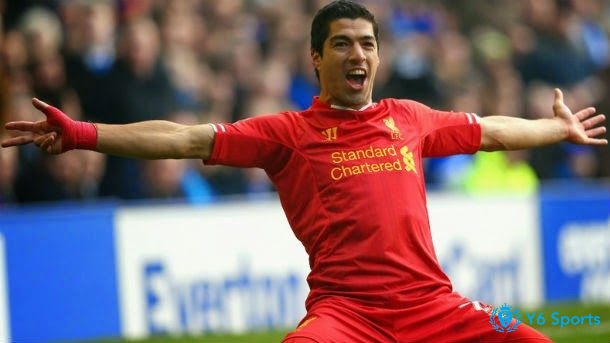 Luis Suarez với khả năng ghi bàn đáng nể trong đội hình xuất sắc nhất Liverpool