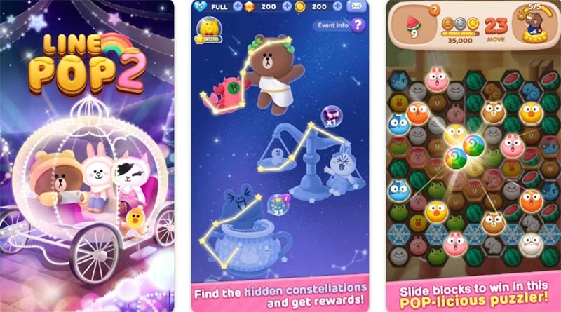 Game LINE Pop - Tựa game giải đố vui nhộn và đẹp mắt