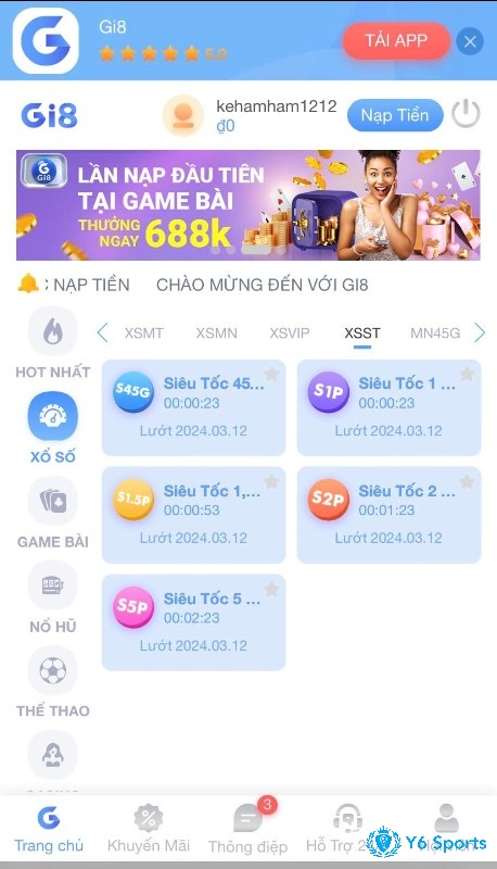 Xổ số siêu tốc tại web cược