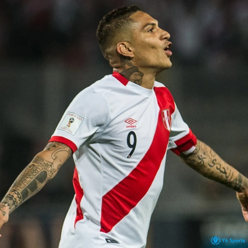 Paolo Guerrero - Peru - Top cầu thủ ghi bàn nhiều nhất Copa America