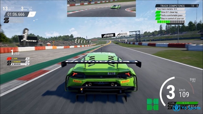 Đồ hoạ của game Assetto Corsa Competizione được thiết kế vô cùng chân thực và sống động