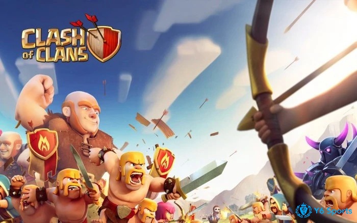 Clash of Clans là trò chơi diễn ra những cuộc chiến đầy hoành tráng