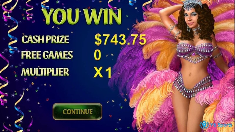 Samba Brazil slot được phát hành bởi Playtech