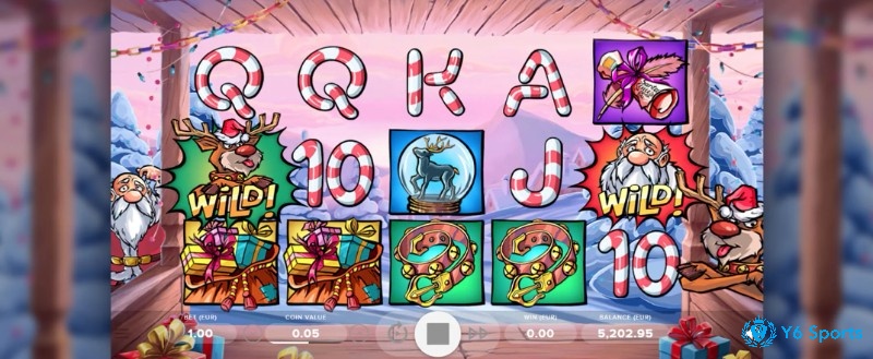 Cách chơi slot Santa vs Rudolf không quá khó