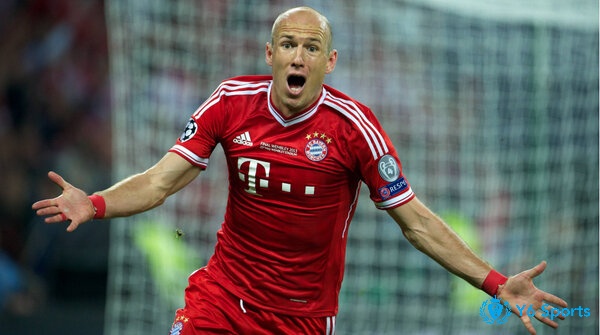 Thời gian khoác áo Bayern cũng là thời kỳ đỉnh cao của Robben