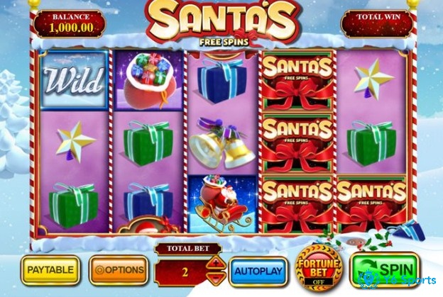 Cách chơi slot game Santa's Free Spins