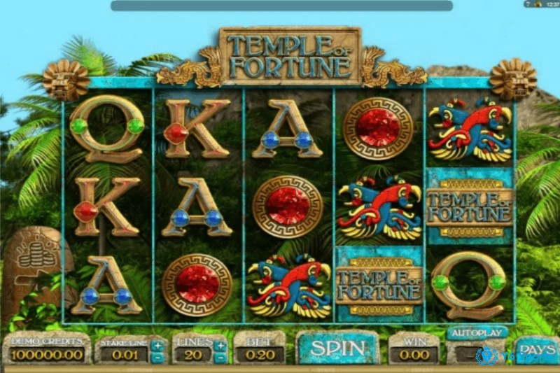 Temple of Fortune đưa bạn khám phá những kho báu cổ đại hấp dẫn