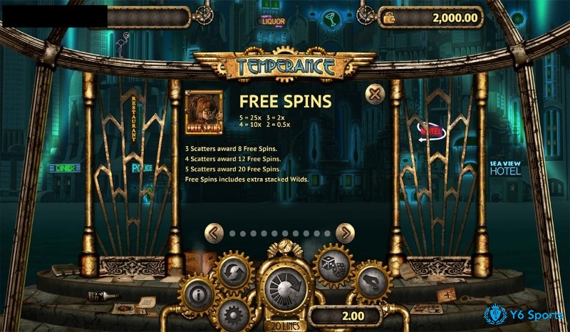 Biểu tượng Free Spins có thể giúp bạn có được 20 vòng quay miễn phí với hệ số nhân 25x