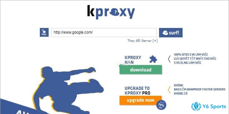 Dùng proxy để truy cập internet